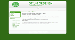 Desktop Screenshot of otium-ordenen.dk