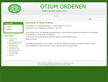 Tablet Screenshot of otium-ordenen.dk